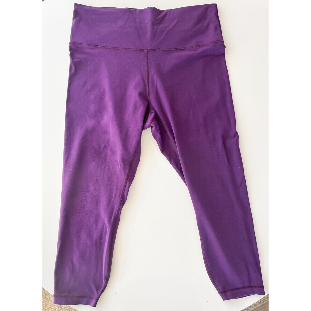 Victoria's Secret Leggings Women's Large Purple High Waist Workout Pants